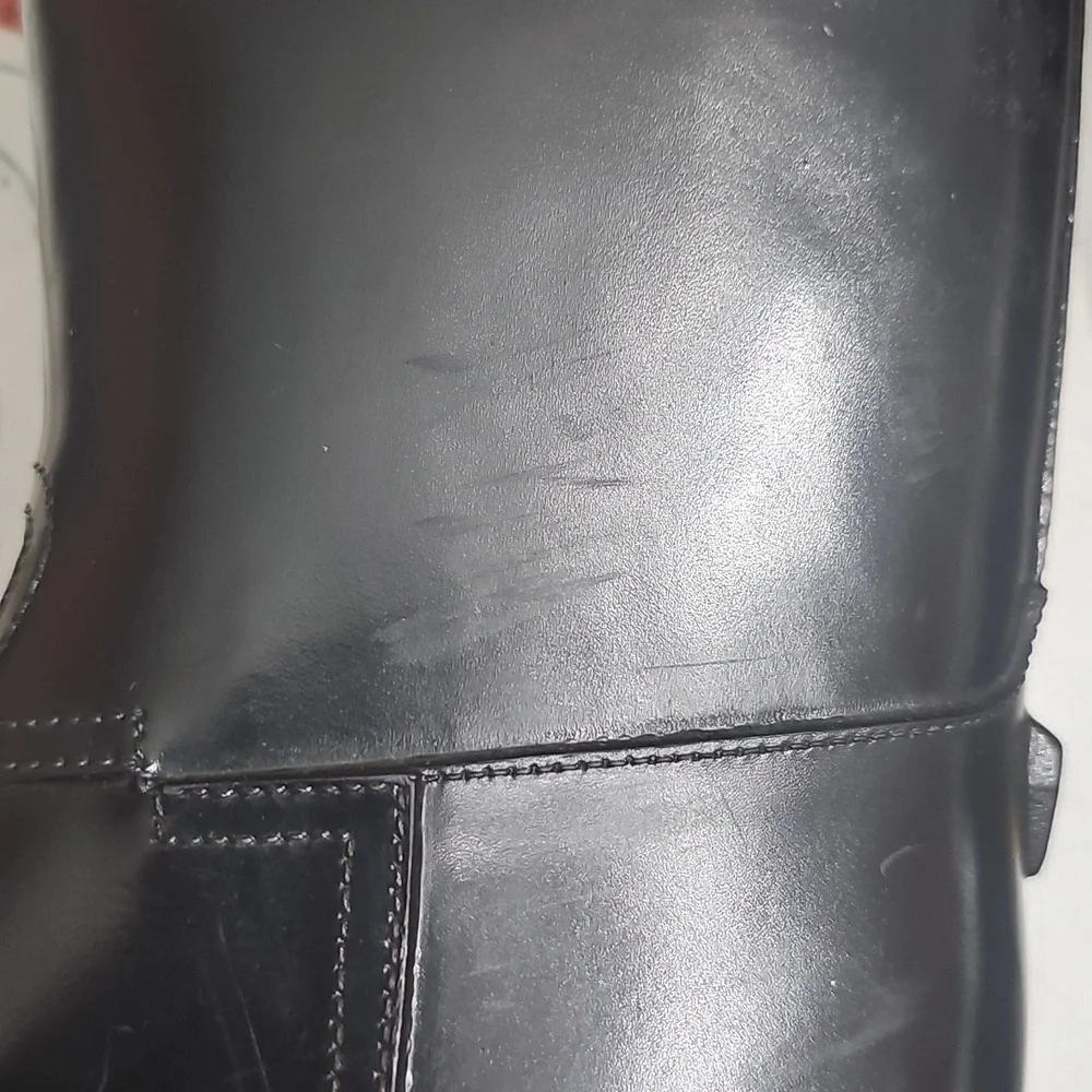 Derby Traditional Style Black Waterproof Lined Muck Boot Womens 4 Western Horses
